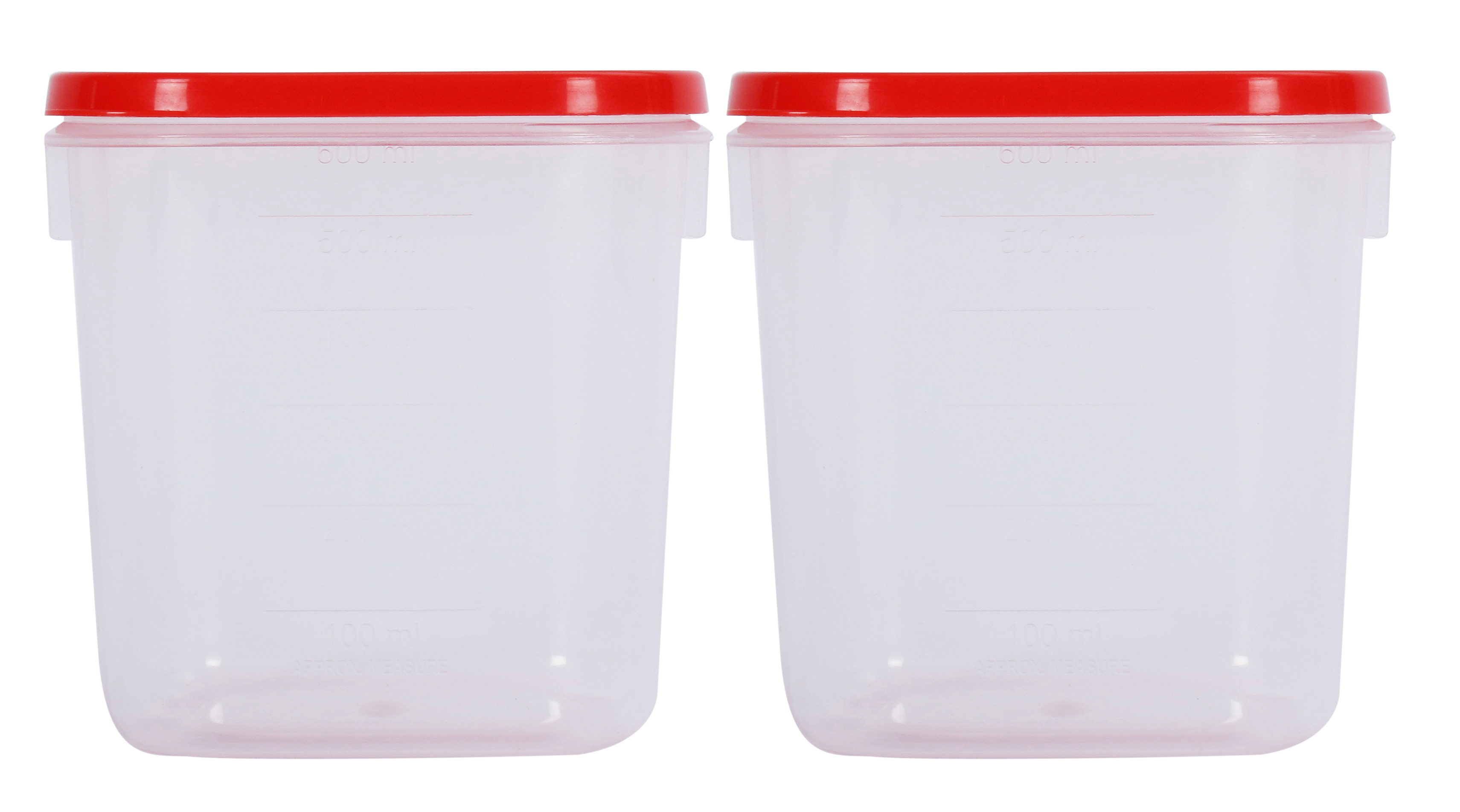 Polka Container (412 X 2) (2000 ml) (Assorted) (2 Pc Set) (32 Set Pk)